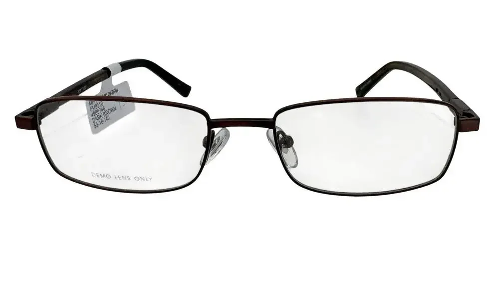 NO BRAND MF FM9210 DARK BROWN AUTHENTIC EYEGLASSES FRAMES 53-18-140